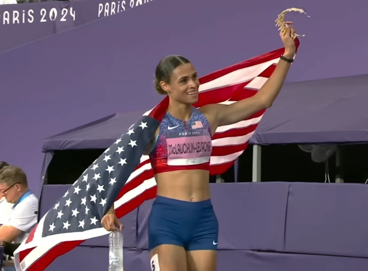 “Running for God’s Glory: Sydney McLaughlin-Levrone’s Historic Double Victory in Women’s 400-Meter Olympics Hurdles”